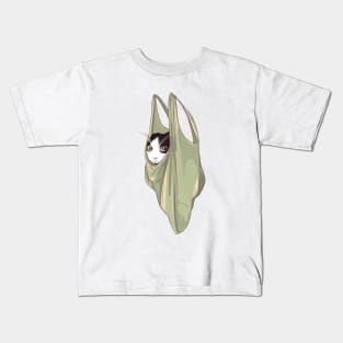 Cat in a bag Kids T-Shirt